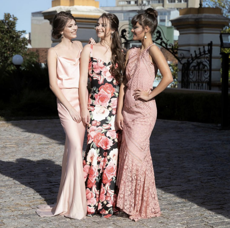 Vestidos de Festa para madrinhas paleta rosa