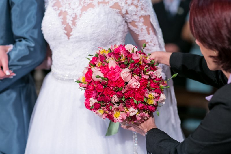 Antes da entrada da noiva